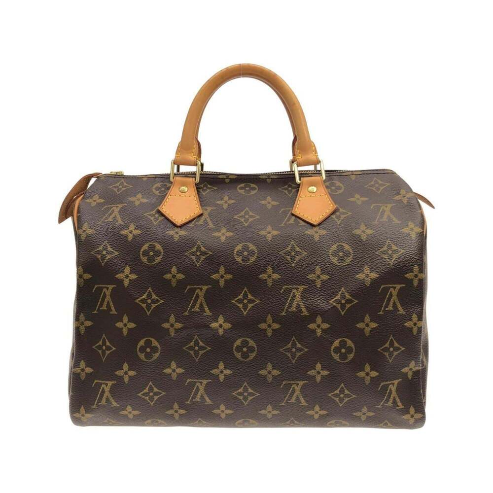 LOUIS VUITTON Brown Monogram Speedy 30 Boston Bag - Picture 2 of 8
